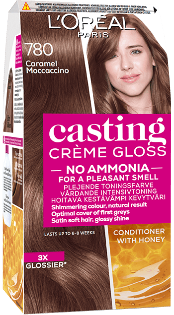Hårfarge 780 karamell moccaccino castingkrem gloss produktbilde